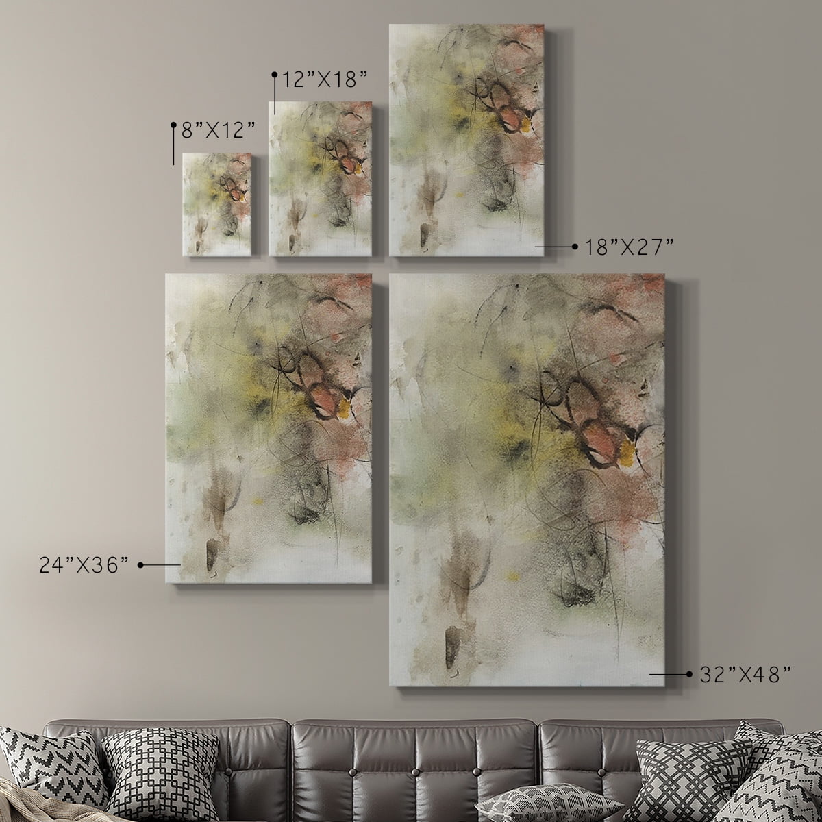 Soft Inspiration III Premium Gallery Wrapped Canvas - Ready to Hang