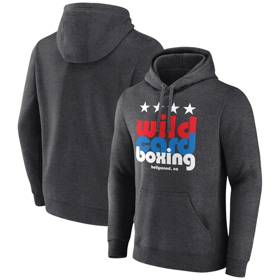 Charcoal Wild Card Boxing Hollywood Pullover Hoodie