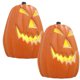 thumbnail image 4 of GOOHOCHY Figura divertida con forma de calabaza para decoración de fiestas, manualidades con cara de calabaza para Halloween, 2 uds., 4 of 7