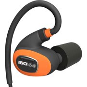 ISOtunes Hearing Protection Earbuds, PRO 2.0 Bluetooth Work Earbuds, Black and Orange