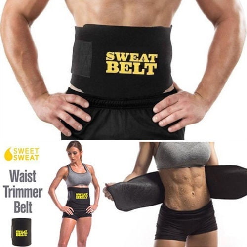 Sweat Waist Trimmer Belt Wrap Stomach Slimming Fat Burn Weight
