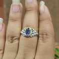 thumbnail image 5 of Natural Iolite Stone Ring Handmade Promise Ring Gift Jewelry For Her, 5 of 5