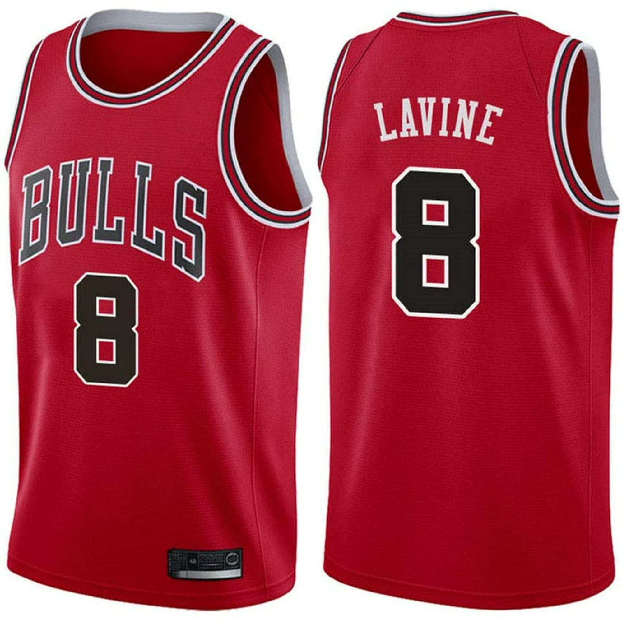 Mens Chicago Bulls Name & Number Zach Lavine T-Shirt