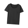 thumbnail image 2 of Camiseta de manga corta para mujer, cuello redondo, moda, cuello redondo, para acampar SG, 2 of 8