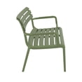 thumbnail image 4 of Compamia Paris Outdoor Bench in Olive Green finish, 4 of 8