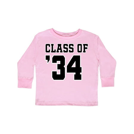 

Inktastic Class of 2034 School Graduation Gift Toddler Boy or Toddler Girl Long Sleeve T-Shirt
