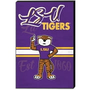 18x12 Canvas Team Mascot LSU Fighting Tigers