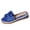 Blue, variant on Wedge Sandals for Women, Summer Beach Slip-on Bowknot Slides Soft Flat Gladiator Sandals Yellow