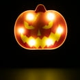 thumbnail image 4 of Northlight LED Lighted Jack-O-Lantern Halloween Marquee Style Decoration - 7.5", 4 of 9