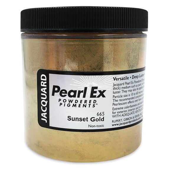 Jaquard Pearl Ex Powdered Pigments 4oz-#665 Sunset Gold