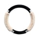 thumbnail image 1 of Funda protectora para volante de coche, duradera, de 15 pulgadas, accesorio interior para coche, sin olor, antideslizante, clásica, para invierno, cálida, suave, para SUV, universal Beige, 1 of 7