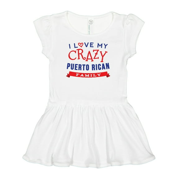 Inktastic Funny Puerto Rican Family Reunion Girls Baby Dress