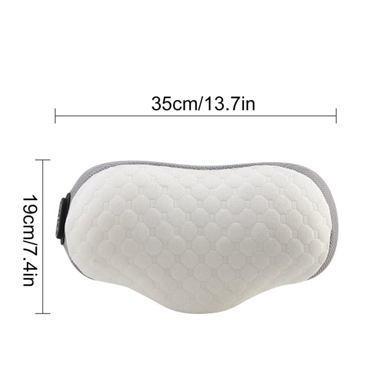 Massage Neck Pillows,Soft Neck Pillow for Sleeping,Memory Foam Neck Pillow  with USB Heating and Vibration Massage,Multi-purpose Neck Support Pillow 