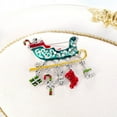 thumbnail image 5 of Christmas Brooch Enamel Pins Novelty Badges Creative Bells Crutch Socks, 5 of 8