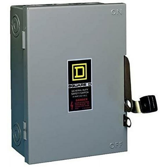 ChatAngleTM Square D Co. D211NCP Square D Fusible Safety Switch-30A SAFETY SWITCH