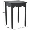thumbnail image 6 of Safavieh Paislyn Traditional Wood End Table, Matte Black, 6 of 8