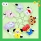 thumbnail image 3 of ZX KPOP BTS BT21 Llavero De Peluche Lindo De Dibujos Animados Colgante De Felpa De Animales Bolsa De Regalos Para Niña Muñecas Juguetes F, 3 of 4
