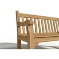 thumbnail image 4 of Curated Maison Belrose 2-Person Teak Outdoor Bench in Natural, 4 of 4