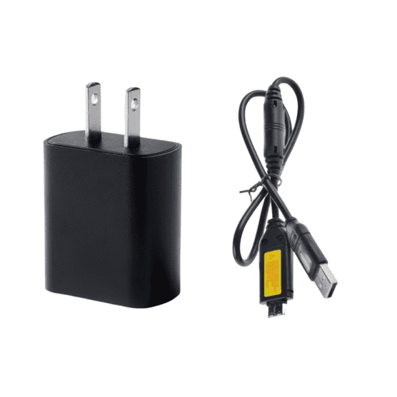 Yustda AC/DC Adapter Compatible with Samsung TL225 Dual LCD 12.2MP Digital Camera Power Charger Cable