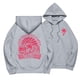 thumbnail image 2 of Sudadera con capucha Pink Palm Puff para mujer 2024, Everything Comes in Waves Sudadera con capucha de gran tamaño con letras Gris claro XXL, 2 of 6