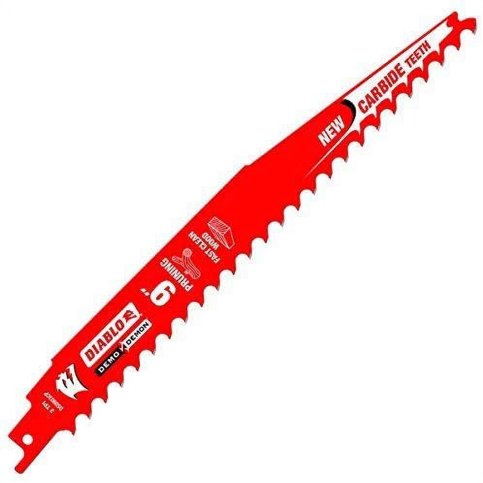 Diablo Demo Demon 9 in. Carbide Tipped Reciprocating Saw Blade 3 TPI 3 pk