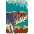 thumbnail image 1 of Yellowstone, Wolf, Vivid (12x18 Wall Art Poster, Room Decor), 1 of 3