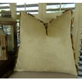 thumbnail image 4 of Thomas Collection Light Brown Gold White Luxury Rabbit Faux Fur Pillow - 17403, 4 of 5