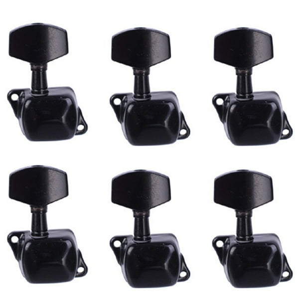 6Pcs Right Semiclosed Acoustic Guitar Strings Knob Tuning Pegs Tuners