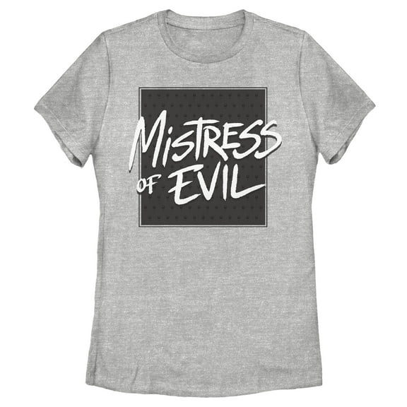 Women's Maleficent: Mistress of All Evil Painted Sign Graphic Tee Athletic Heather X Large