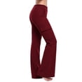 thumbnail image 5 of Auralook Women's Fleece Lined Yoga Pants with Pockets Soft High Waist Flare Leggings Winter Warm Pants, 5 of 8