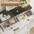 thumbnail image 4 of Vabches Shoe Storage Cabinet with 3 Flip Drawers & 2 Drawes for Entryway, Freestanding Narrow Shoe Rack Organizer for Hallway, Closet, 4 of 9