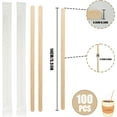 thumbnail image 3 of Verdelife Wooden Coffee Stirrers Flat Shape for Drink 100 pack, 3 of 12