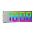 thumbnail image 1 of Reloj despertador digital Billuyoard espejo negro con brillo ajustable, 1 of 6