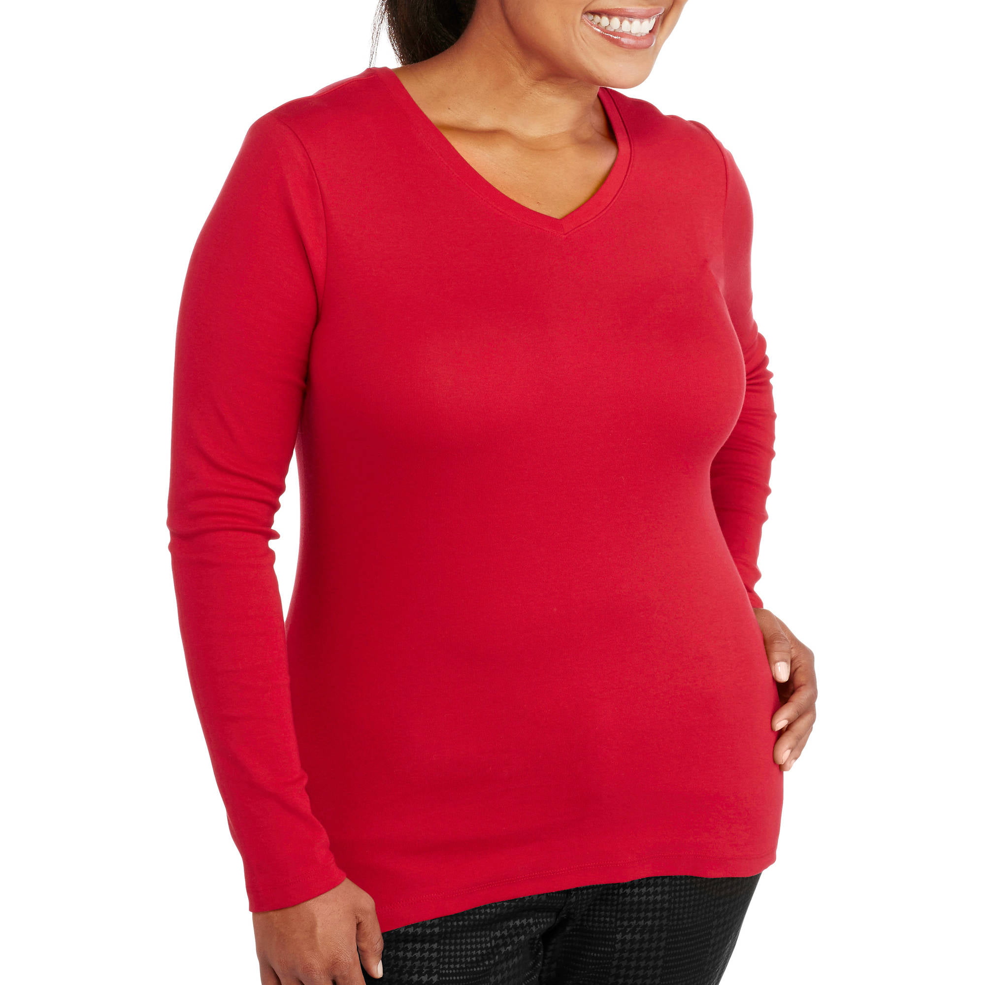 Essentials Women's Plus Size Long-Sleeve T-Shirt