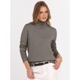 thumbnail image 6 of ANRABESS Turtleneck Sweaters for Women Long Sleeve Tops | 2026 Fall Winter Fashion Clothes, Office Work Daily Wear Dressy Casual Outfits, Soft Knitted Ribbed Button-Cuff Pullover Top, 6 of 9