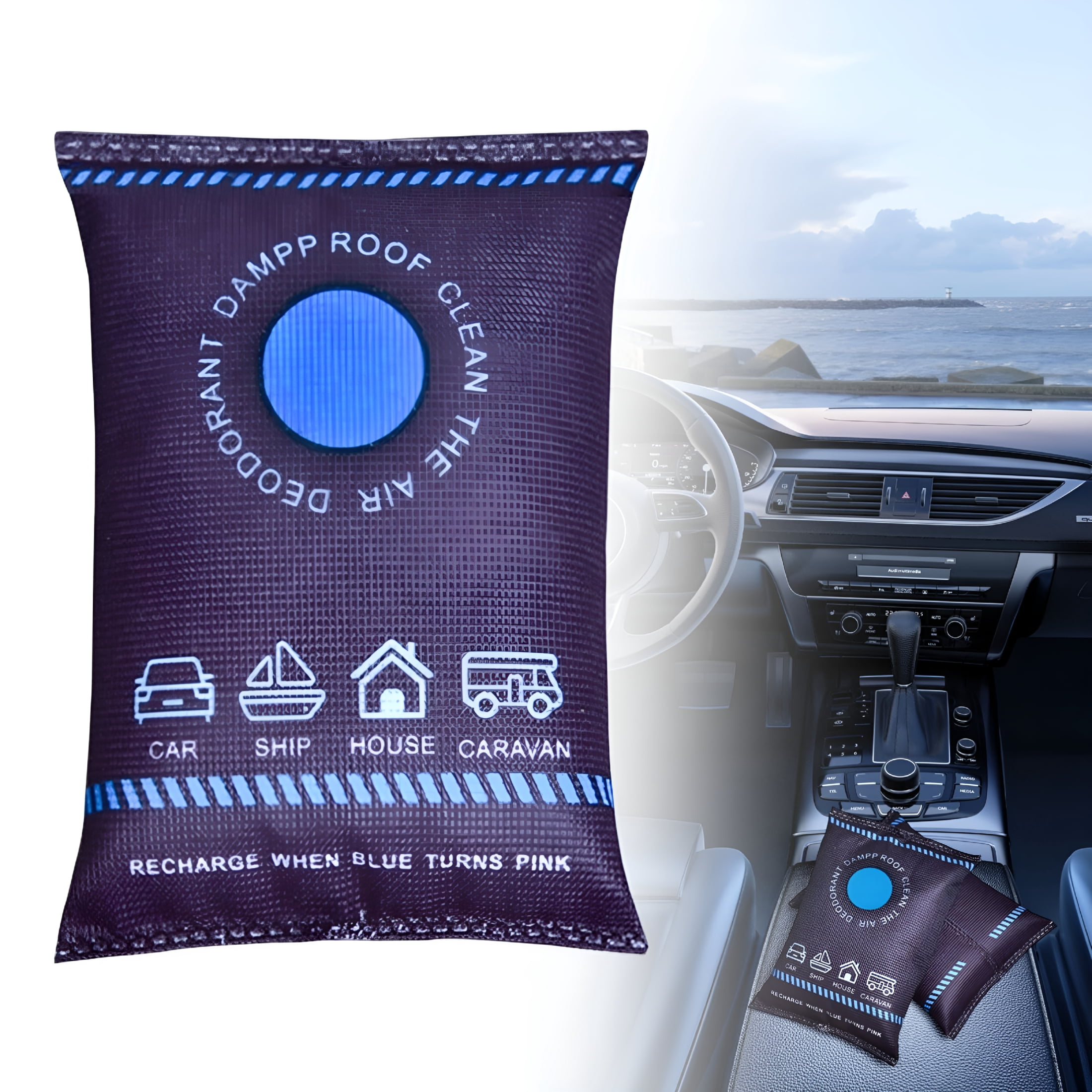 ACDANC 2026 New Humidity Packs Moisture Eliminator for Car Safe Dehumidifier Moisture Absorbers Moisture Absorbers for Cars Moisture Remover Dehumidifier Bags Car Moisture Absorber Dehumidifier