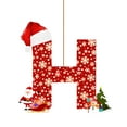 thumbnail image 2 of Room Decor Qwtwty 26 Letters Christmas Tree Decoration Pendant Christmas Tree Ornaments Personalized DIY Christmas Ornaments Christmas Decoration Xmas Tree Hanging Decor Feature, 2 of 5