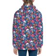 thumbnail image 6 of Kdxio Skull Daisy Pattern Kids Boys Girls Zip Up Hoodie 3D Printed Hooded Sweatshirt Hoody Coat with Pocket 7-12 Y-Small, 6 of 6