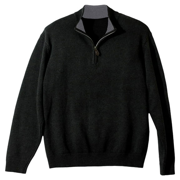 712 Men's Long Sleeve Quarter Zip Sweater