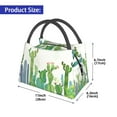 thumbnail image 2 of Gaeub Cartoon Cactus Collapsible Cooler Bag Insulated,Leakproof Food Bag for Hot or Cold Food Delivery,Travel Insulated Bag, or Beach Cooler Bags, 2 of 6