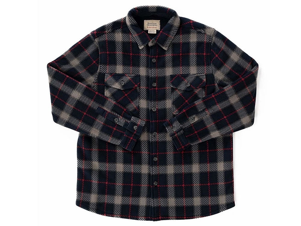 boston traders bonded polar shirt jacket