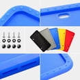 thumbnail image 5 of Universal Silicone License Plate Frame Sport Car SUV Truck Van Decoration Blue, 5 of 7