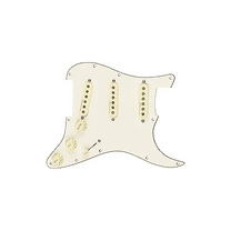 Fender?Vintage Noiseless Prewired Stratocaster Pickguard - 3-Ply White