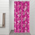 thumbnail image 2 of Pink Breast Cancer Shower Curtain 36"x72" ,Bathroom Decorative Shower Curtains Set with 12 Hooks,Modern Waterproof Washable Shower Curtain, 2 of 6