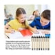 thumbnail image 3 of 200Pack Black Ballpoint Pens Medium Point Retractable Pens EcoFriendly Pens Recycled Kraft Paper Pens Bulk Office School, 3 of 5