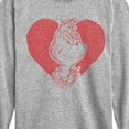 thumbnail image 3 of The Grinch - Grinch Heart  - Toddler & Youth Long Sleeve Graphic T-Shirt, 3 of 5