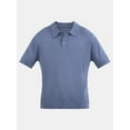 thumbnail image 5 of No Boundaries Basket Stich Polo Sweater, Men's and Big Men's, 5 of 5