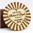 thumbnail image 1 of Personalized Wedding Magnets 20 Rustic Wedding Save The Date Cards Favors With Envelopes, 1 of 2