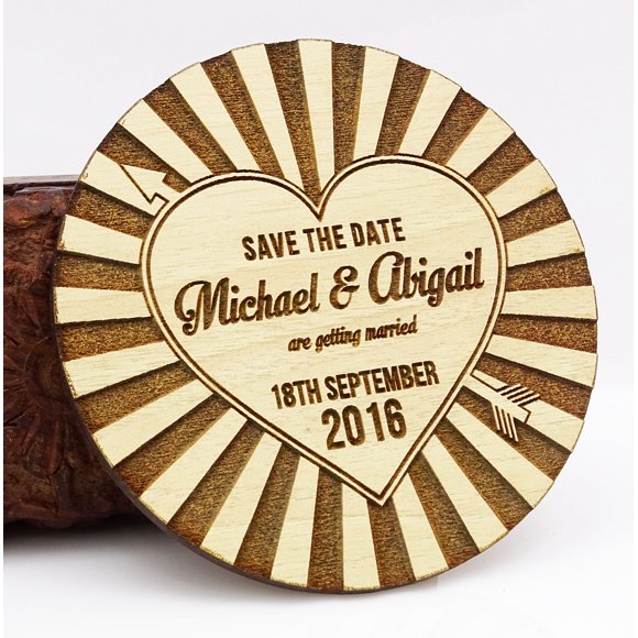 Personalized Wedding Magnets 20 Rustic Wedding Save The Date Cards Favors With Envelopes