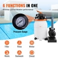 thumbnail image 3 of VEVOR Sand Filter Pump for Above Ground Pools, 10-inch, 1585 GPH, 0.33 HP Swimming Pool Pumps System & Filters Combo Set, 3 of 9